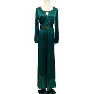 AURA Emerald Green Jumpsuit Size Small NWT